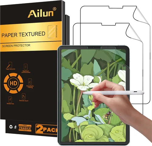 Vista 13 de Ailun Protector de pantalla con textura de papel para iPad Air 4/5 generación [10.9 pulgadas, 2022 5ª y 2020 4ª generación], iPad Pro de 11 pulgadas