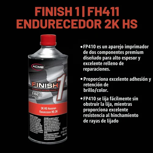 Vista 3 de acme FP 410 Galones Kit de imprimación de uretano Sherwin Williams Restoration AUTO Paint FINISH1