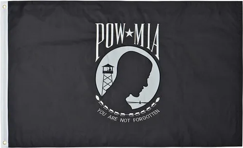 Vista 31 de Bandera afroamericana de nailon 210D de 3 x 5 pies para exteriores