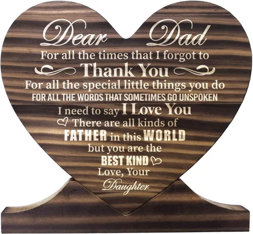 Vista 9 de Letrero de madera con texto en inglés "Thank You Being The Mom You Didn't Have to be and Loving Me As Your Own", placa de madera de regalo, corazón