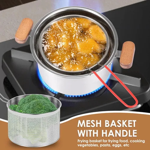 Vista 11 de Olla de vapor de acero inoxidable de 2 niveles con inserto de vapor y cesta