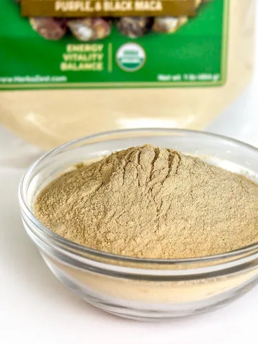 Vista 8 de HerbaZest Maca en polvo orgánico – 1 libra – Certificado USDA, vegano y sin gluten – Perfecto para batidos, jugos, hornear, yogur y cereales