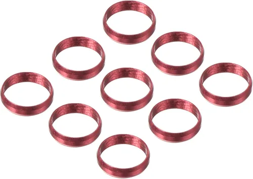 Vista 6 de PATIKIL Anillos del eje del dardo, accesorios de aluminio del anillo O del dardo para los ejes del plástico y de nylon