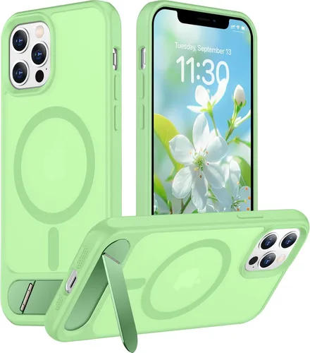 Vista 255 de Funda para iPhone 11 con compatibilidad magnética, [Soporte invisible incorporado][Compatible con MagSafe]