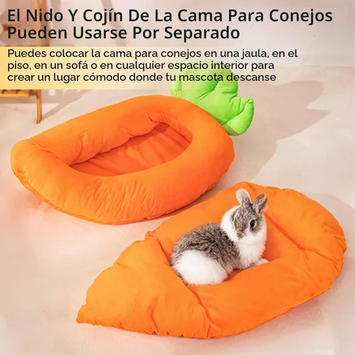 Vista 5 de Cama de conejo de 25.6 x 13.8 pulgadas, ropa de cama gruesa
