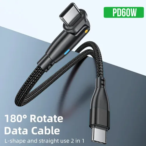 Vista 2 de TOP-UP Cable Carplay de coche para iPhone 16/15 (paquete de 2 unidades de 3.3 pies) y USB C a USB C cable de carga rápida de 6 pies 60 W