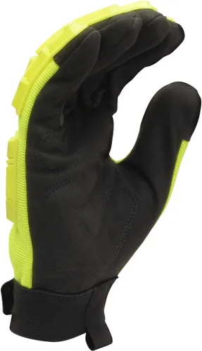 Vista 2 de Walker's Guante de poliéster resistente a los impactos para hombre Guante de seguridad de trabajo acolchado de poliuretano antigolpes duradero
