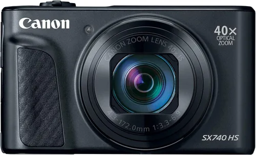 Vista 2 de Canon PowerShot SX740 Cámara digital con zoom óptico de 40 aumentos y LCD inclinable de 3 pulgadas - Video 4K, Wi-Fi, NFC, Bluetooth habilitado Negro