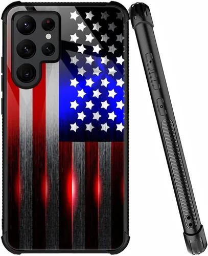 Vista 55 de ZHEGAILIAN Funda compatible con Samsung Galaxy S21, funda de vidrio orgánico para niñas, mujeres y hombres, diseño de cuatro esquinas, antiarañazos