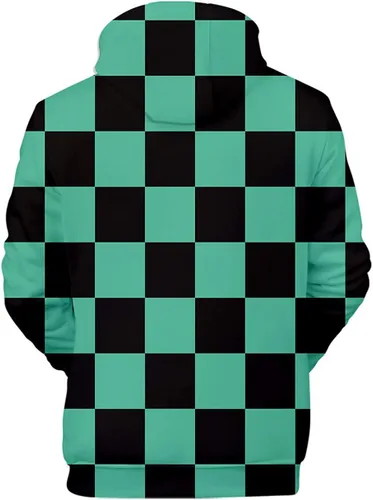 Vista 2 de Gmoke Sudadera con capucha de anime Demon con estampado unisex para cosplay