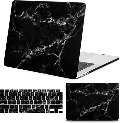 Vista 18 de Funda rígida de plástico para MacBook Air de 15 pulgadas y cubierta Mármol de oro beige