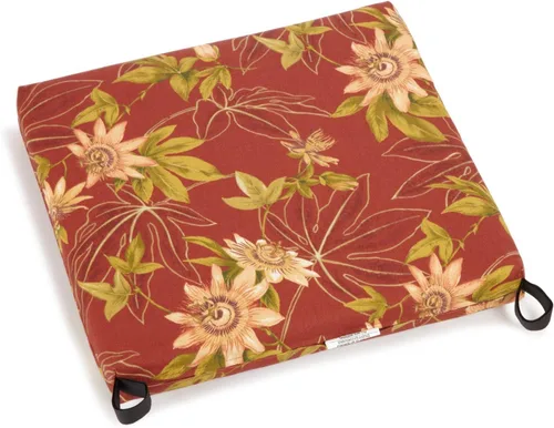 Vista 4 de Blazing Needles Cojín para silla de exterior, 20" x 19", Alenia Pompeya