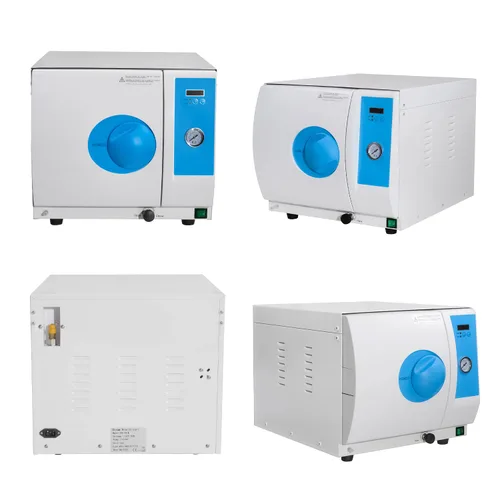 Vista 6 de Clase N 18L Esterilizador de vapor semiautomático portátil Esterilizador de autoclave de mesa Esterilizador Digital Pantalla Autoclave Vapor
