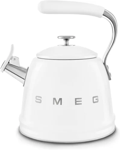 Vista 14 de Smeg Tetera silbante Retro para estufa – 2.4L (Negro)