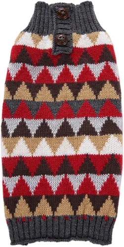 Vista 28 de Suéter de dos patas de algodón acanalado para Halloween, cuello alto a rayas alces estampado de Navidad para Teddy, Chihuahua, Shih Tzu, Yorkshire