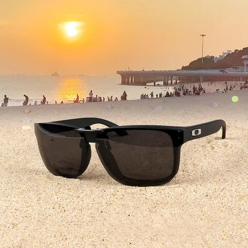 Vista 2 de Gafas de sol polarizadas CLIP-ON para hombre Oakley Ox8156 Holbrook Rx