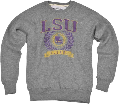 Vista 41 de Campus Lab Collegiate Classic Alumni Seal - Sudadera unisex con cuello redondo para adultos