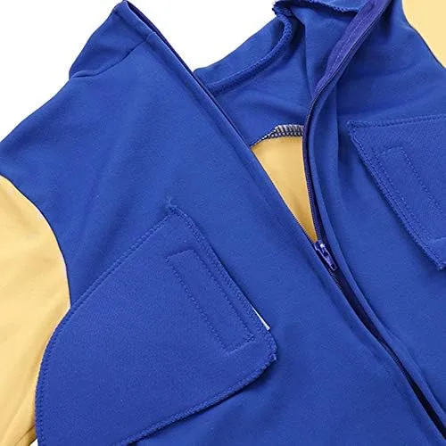 Vista 6 de Disfraz de Halloween para niños y niñas, disfraz de erizo con guantes para la cabeza