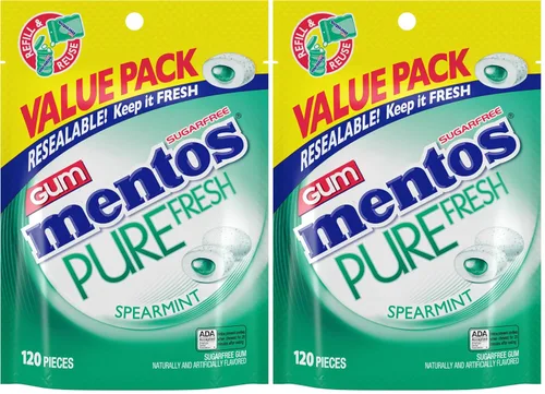 Vista 5 de Chicles sin azúcar Mentos Pure Fresh