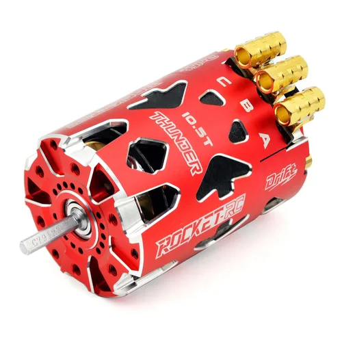 Vista 11 de Surpass Hobby Rocket RC Thunder Power 540 Drift Sensor Motor para 1/10th RC Car Púrpura (10.5T)