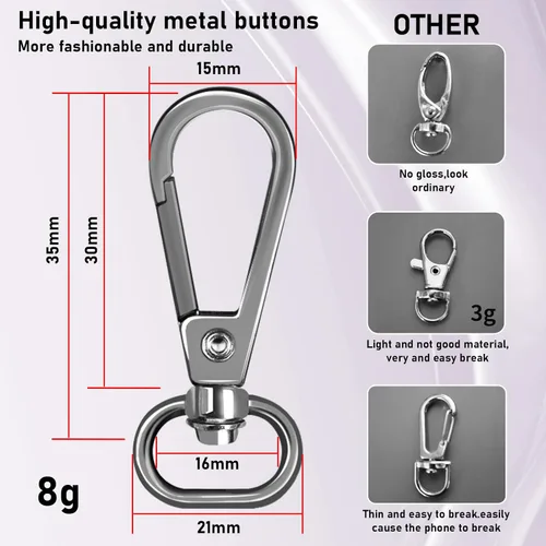 Vista 4 de ROCONTRIP Cordón para teléfono, 2 correas cruzadas para teléfono celular con 2 parches para teléfono, cordón universal para iPhone, correa ajustable