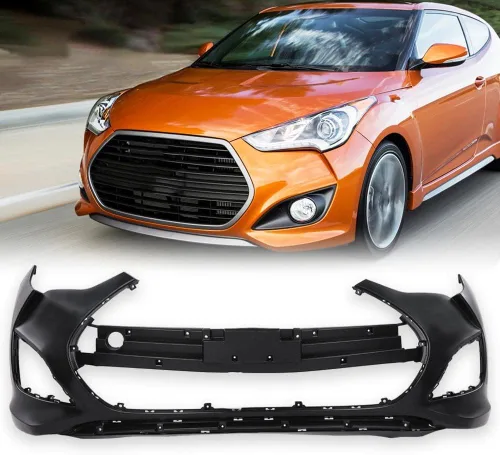 Vista 10 de PIT66 Cubierta para paragolpe frontal con orificios para luces antiniebla Preparada Compatible con Hyundai Tiburon 2005-2006 865112C500 HY1000153