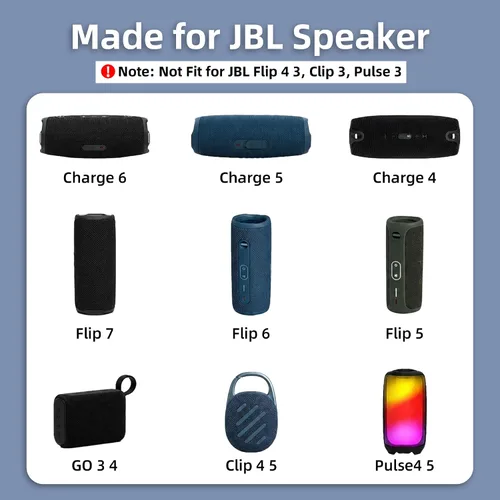 Vista 2 de Juego de accesorios de alimentación USB C para JBL Charge 4-6, JBL Flip 5, Flip 6, Flip 7, Pulse 4, Pulse 5, Clip4, Clip5, Auriculares inalámbricos