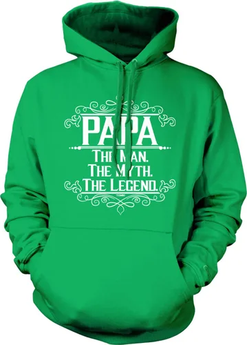 Vista 9 de Papa The Man, The Myth, The Legend - Sudadera unisex con capucha