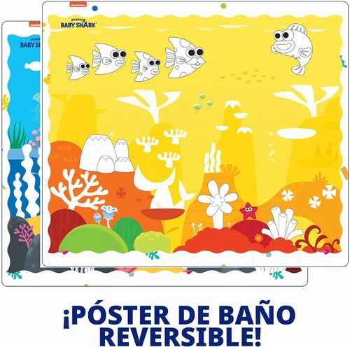Vista 6 de Baby Shark Estudio de arte de baño definitivo de Horizon Group USA