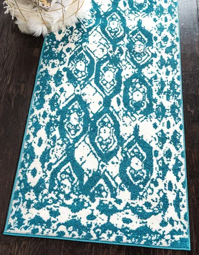 Vista 20 de Unique Loom - Alfombra estilo tradicional de Rosso Collection, Polipropileno, Gris Claro