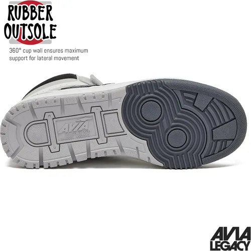 Vista 5 de Avia 880 - Tenis de baloncesto para hombre, estilo retro, para interiores o exteriores, calle o cancha, tallas 7 a 15