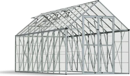 Vista 10 de Snap & Grow invernadero de 6 pies, plateado, tamaño: 6' x 8', Plateado