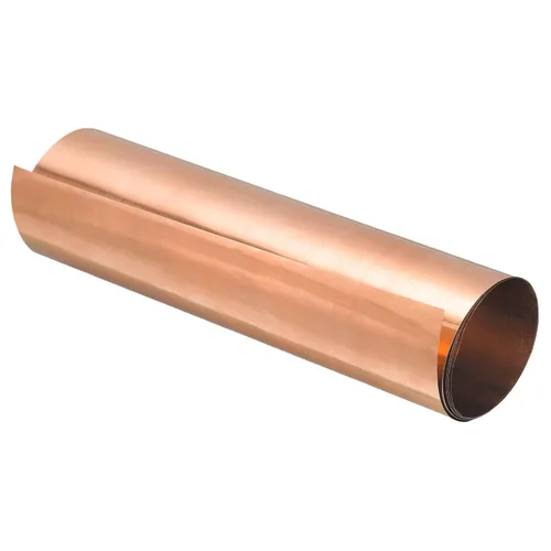 Vista 6 de uxcell Rollo de hoja de cobre, placa 3,280.8 ft m x 16.4 ft m x 1.6 ft m de la hoja del metal