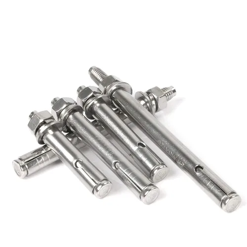 Vista 6 de 5 piezas de pernos de expansión de acero inoxidable 304 M6 x 1.969 in 304, tornillo de expansión hexagonal externo, anclaje de manguera, cubierta