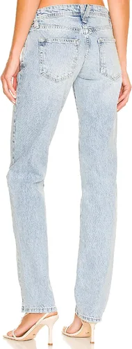 Vista 3 de Free People Shelby Boyfriend Jeans para mujer, color azul pájaro