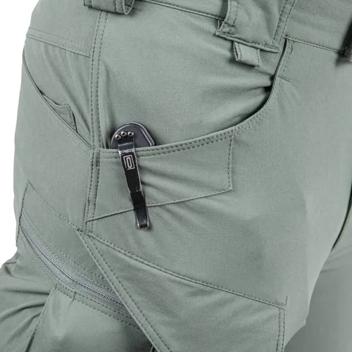 Vista 4 de Helikon-Tex OTP Pantalones Tácticos para Exteriores - Senderismo, Aplicación de la Ley, Pantalones de Trabajo Adaptive VersaStretch Verde