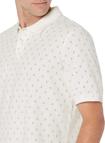 Vista 4 de Tienda Essentials Men's Regular-Fit Cotton Pique Polo Shirt