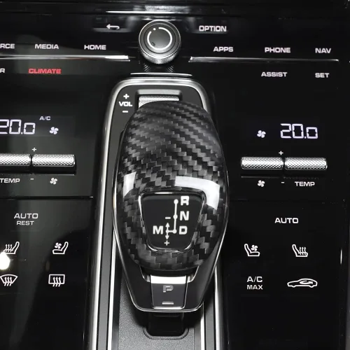 Vista 3 de Cubierta de fibra de carbono real para Porsche Panamera 2017-2025 Porsche Panamera Accesorios (negro)