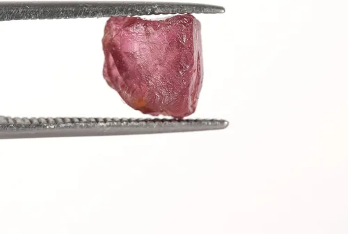 Vista 2 de 5.70 ct Granate Rojo áspero natural crudo para curación, Piedra Preciosa Suelta Tamaño Pequeño Piedra Preciosa Certificado EGL