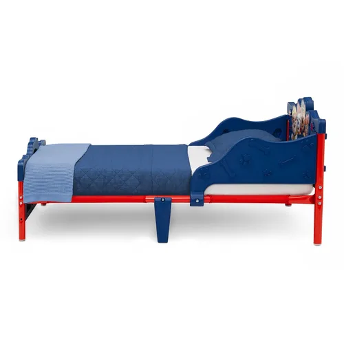 Vista 8 de Delta Children - Cama para niños pequeños PAW Patrol 3D, azul + Simmons Kids Silver Nights colchón de cuna de dos caras de 2 etapas (paquete)