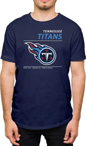 Vista 29 de Hybrid Sports NFL - Team Logo and Stats - Adult Unisex Short Sleeve Fan T-Shirt for Men and Women - Officially Licensed