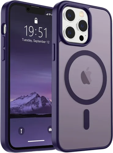 Vista 291 de SUPFINE Funda magnética para iPhone SE 2022 (3ª)/2020 (2ª), iPhone 8 (compatible con MagSafe) (protección contra caídas de grado militar), funda