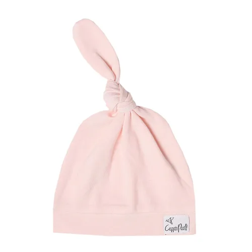 Vista 25 de Copper Pearl - gorro de bebé con nudo superior elástico suave