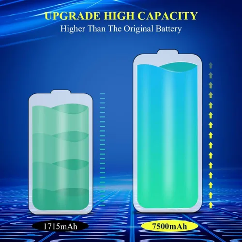 Vista 2 de [7500 mAh] Batería para iPhone 6S (nueva versión 2025), repuesto de batería de 0 ciclos de mayor capacidad mejorada para iPhone 6S modelo A1633