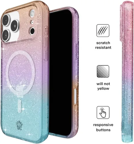 Vista 61 de VELVET CAVIAR Funda para iPhone 15, compatible con MagSafe, probada contra caídas de 10 pies, fundas protectoras de diseño, leopardo color rosa