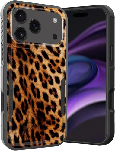 Vista 111 de Funda para iPhone Air, doble capa híbrida resistente resistente a prueba de golpes de policarbonato duro + funda protectora de silicona suave