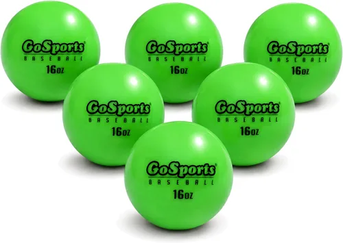 Vista 7 de GoSports 16 oz Weighted Training Baseballs, 6 Pack - Choose Standard or PRO