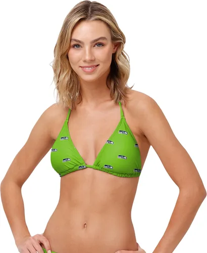 Vista 376 de FOCO Women's NFL Team Logo Ladies Bathing Swim Wear Suit