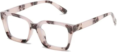 Vista 7 de yuandong Mobro - Lentes retro con bloqueo de luz azul para hombres y mujeres, montura cuadrada gruesa, lentes transparentes sin receta
