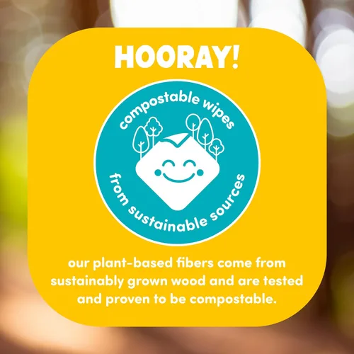 Vista 8 de Yipes! Toallitas faciales y de manos para niños, toallitas húmedas compostables para pieles sensibles, envueltas individualmente, imprescindibles